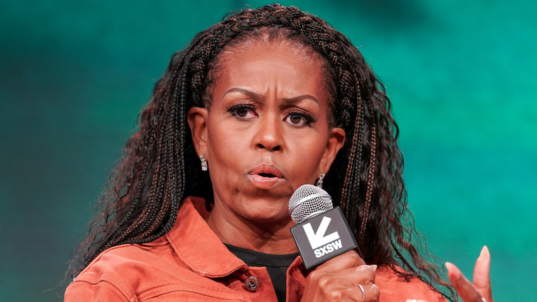 Michelle Obama speaking at SXSW